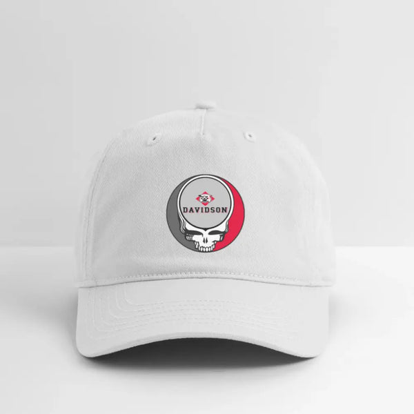 Davidson Grateful Dead Stealie Dad Hat - white