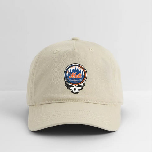 Mets Alternate Stealie Dead Dad Hat - khaki