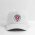 Grateful Grad Stealie Hat - white