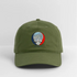 Jay Peak Trail Map Stealie Grateful Dead Dad Hat - olive green