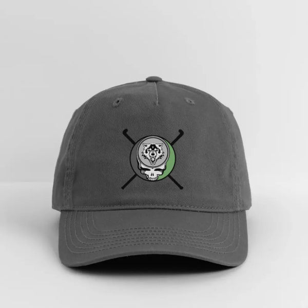 Washington Wolves Grateful Dead Stealie Dad Hat - charcoal