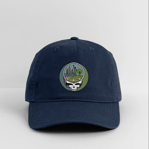 New York Stealie Grateful Dead Dad Hat - navy