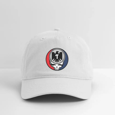 Tecate Stealie Grateful Dead Stealie Dad Hat - white
