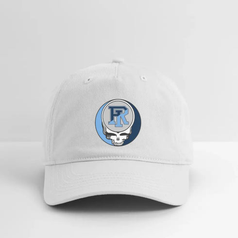 University of Rhode Island Grateful Dead Stealie Dad Hat - white