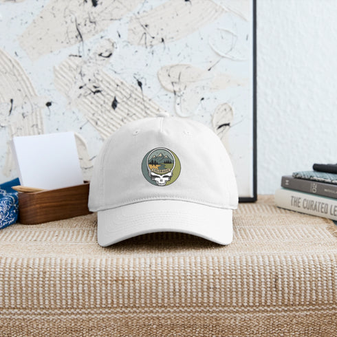 Colorado Stealie Grateful Dead Dad Hat - white