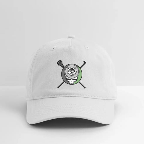 Washington Wolves Grateful Dead Stealie Dad Hat - white
