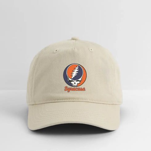 Syracuse University Grateful Dead Stealie Dad Hat - khaki