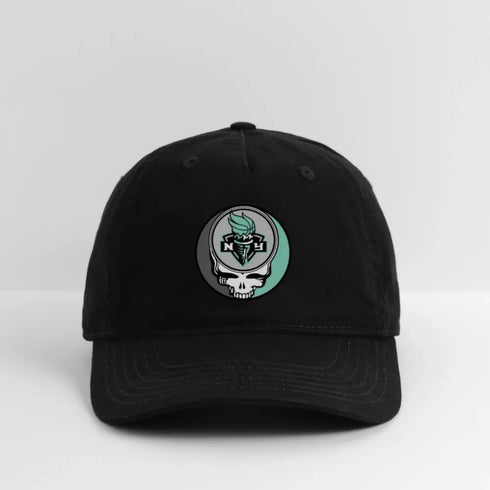 New York Liberty Grateful Dead Stealie Dad Hat - black