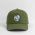 Los Angeles Dodgers Grateful Dead Stealie Dad Hat - olive green