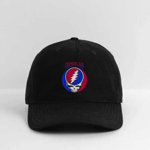 Grateful Dad Stealie Hat - black