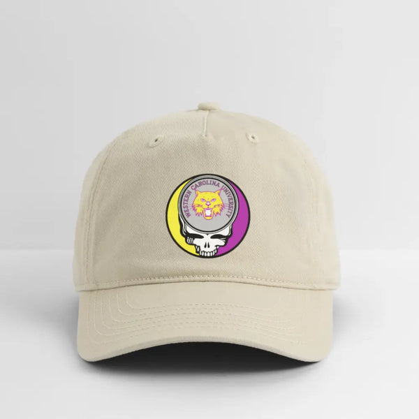 Western Carolina University Stealie Grateful Dead Stealie Dad Hat - khaki