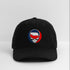 Nebraska Map Stealie Grateful Dead Dad Hat - black