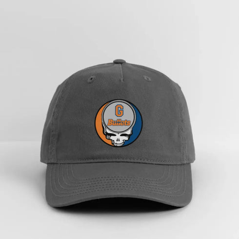 Gettysburg College Grateful Dead Stealie Dad Hat - charcoal