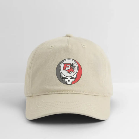 Fairfield University Grateful Dead Stealie Dad Hat - khaki