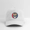 Superior National Forest Fire Stealie Grateful Dead Stealie Dad Hat - white