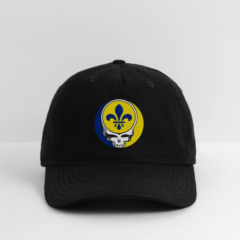 St. Louis Flag Stealie Grateful Dead Dad Hat - black