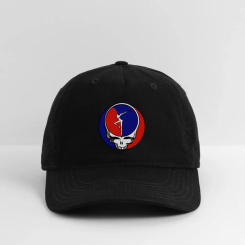 Fire Dancer Grateful Dead Stealie Dad Hat - black