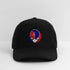 Fire Dancer Grateful Dead Stealie Dad Hat - black