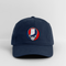 Indiana Map Stealie Grateful Dead Dad Hat - navy
