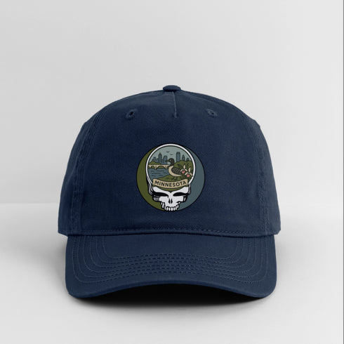 Minnesota Stealie Grateful Dead Dad Hat - navy