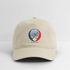 Ski Heavenly Trail Map Stealie Grateful Dead Dad Hat - khaki