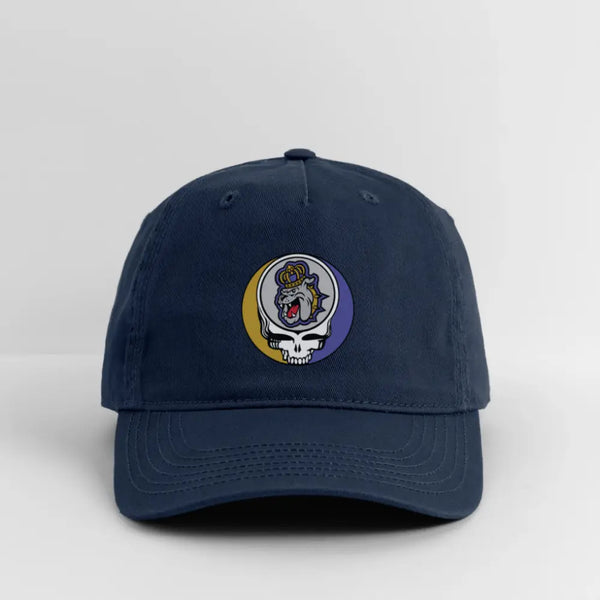 James Madison University Grateful Dead Stealie Dad Hat - navy