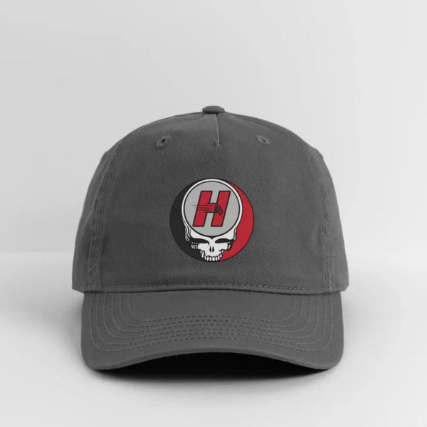 University of Hartford Grateful Dead Stealie Dad Hat - charcoal