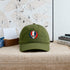 Mississippi Map Stealie Grateful Dead Dad Hat - olive green