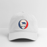 California "Unofficial" State Flag Stealie Grateful Dead Dad Hat - white