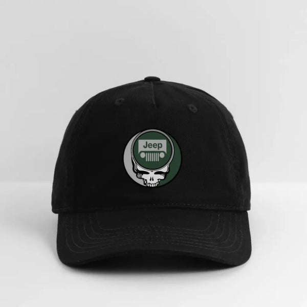 Jeep Stealie Grateful Dead Stealie Dad Hat - black