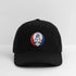 Retro Pat Patriot New England Patriots Grateful Dead Stealie Dad Hat - black