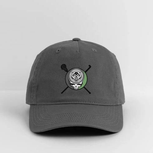 Washington Wolves Grateful Dead Stealie Dad Hat - charcoal