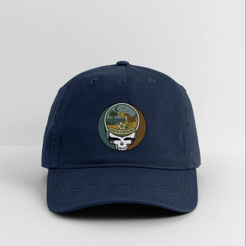 South Carolina Stealie Grateful Dead Dad Hat - navy