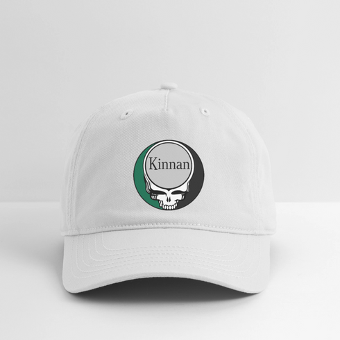 Kinnan Stealie Grateful Dead Dad Hat - white