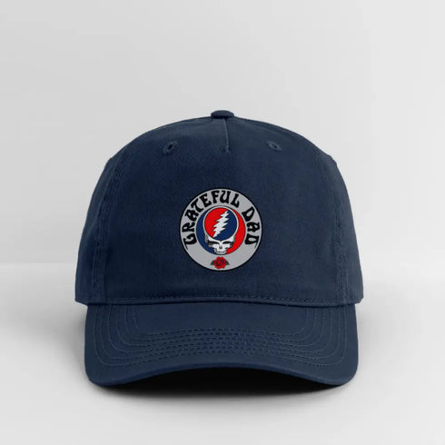 Grateful Dad Steal Your Face Dad Hat - navy