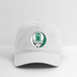 Custom Deerfield Academy Stealie Grateful Dead Dad Hat - white