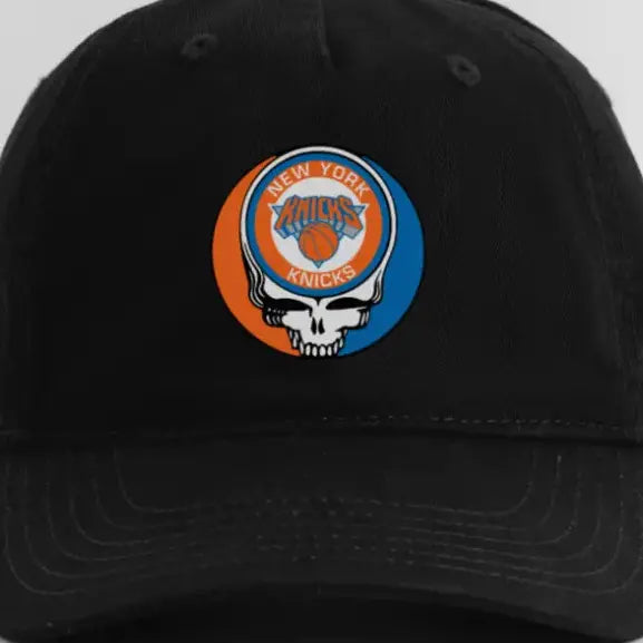 New York Knicks Stealie Grateful Dead Dad - NBA Grateful Dead Hat
