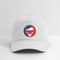 Kentucky Map Stealie Grateful Dead Dad Hat - white