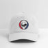 Island Glassing Stealie Grateful Dead Dad Hat - white
