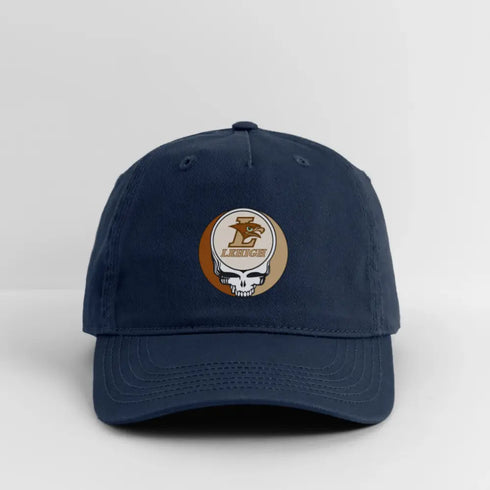 Lehigh University Grateful Dead Stealie Dad Hat - navy