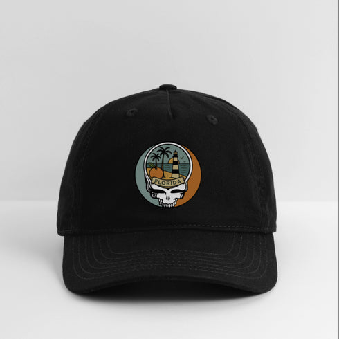 Florida Stealie Grateful Dead Dad Hat - black