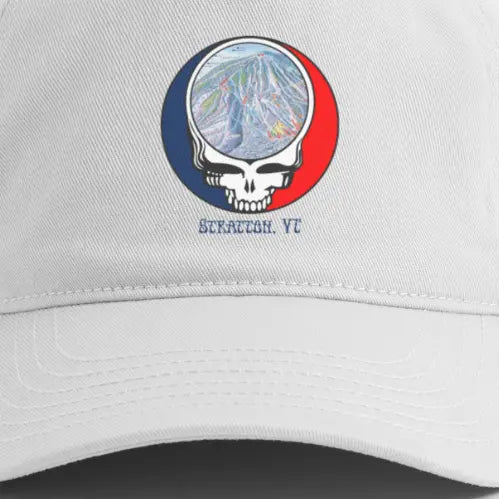 Stratton Trail Map Stealie Grateful Dead Dad Grateful Dead Hat