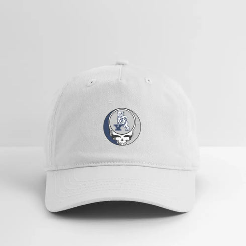 Yale University Grateful Dead Stealie Dad Hat - white