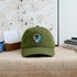 Carolina Panthers Grateful Dead Stealie Dad Hat - olive green