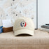 Yamaha Tuning Fork Stealie Grateful Dead Dad Hat - khaki