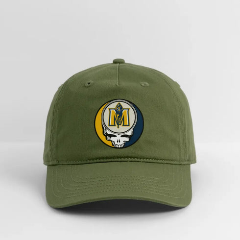 Murray State University Grateful Dead Stealie Dad Hat - olive green