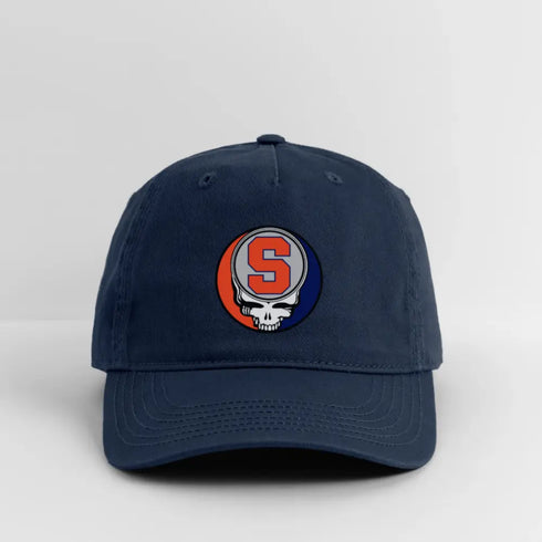 Syracuse Grateful Dead Stealie Dad Hat - navy