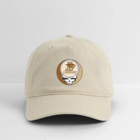 Lehigh University Grateful Dead Stealie Dad Hat - khaki