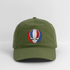 2026 France World Cup Grateful Dead Stealie Dad Hat - olive green