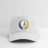 New York "Unofficial" State Flag Stealie Grateful Dead Dad Hat - white